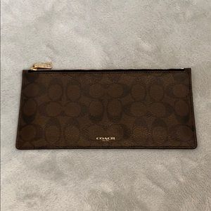 Coach Zippered Pouch